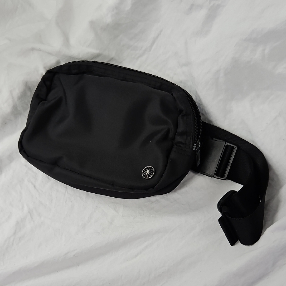 Black Unisex Waist Bag